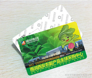 IC/ID智能卡西安接触式IC卡制作厂家 - 智能卡价格、厂家与图片